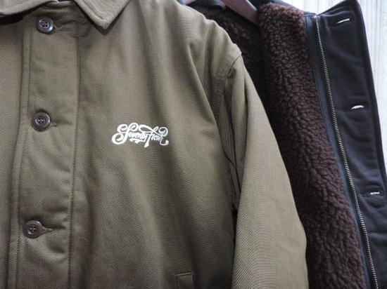 SEVENTY FOUR A-2 DECK JKT BLK OLV RAH YOKOHAMA.JPG